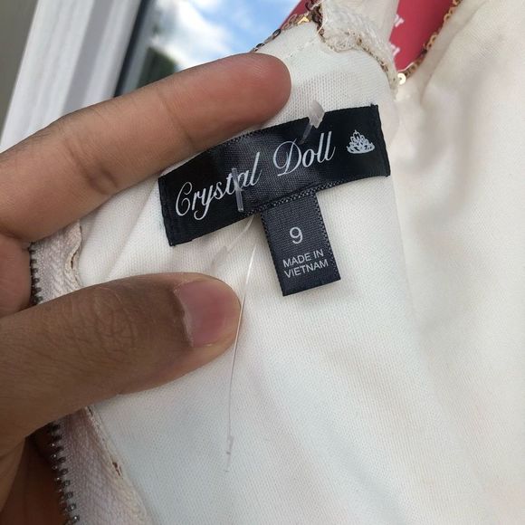 CrystalโDollโ๐พ NWT Gold Copper Ombre Sequin Mermaid Prom Dress Size 9 - Picture 8 of 11